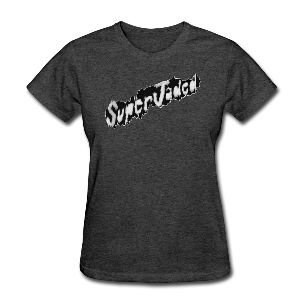 Women's SuperJaded Logo T-Shirt - heather black