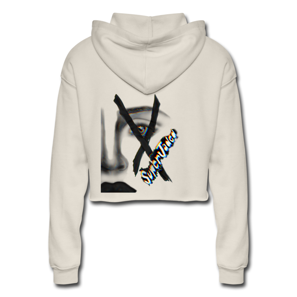 Women's SuperJaded X Cropped Hoodie - dust