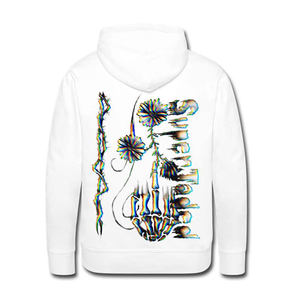 Men’s SuperJaded Skeleton Premium Hoodie - white