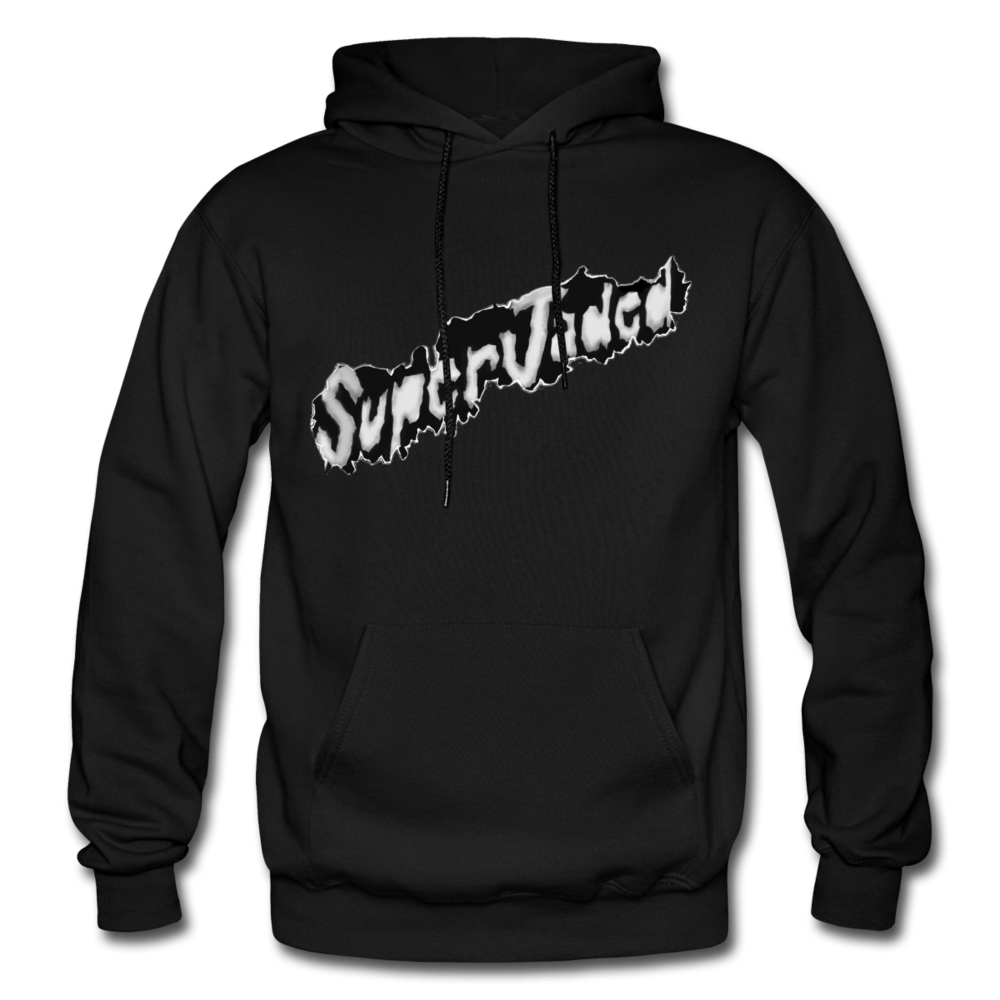 Unisex SuperJaded Refills Required Heavy Blend Hoodie - black