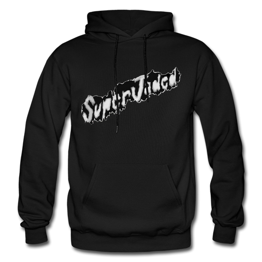 Unisex SuperJaded Refills Required Heavy Blend Hoodie - black