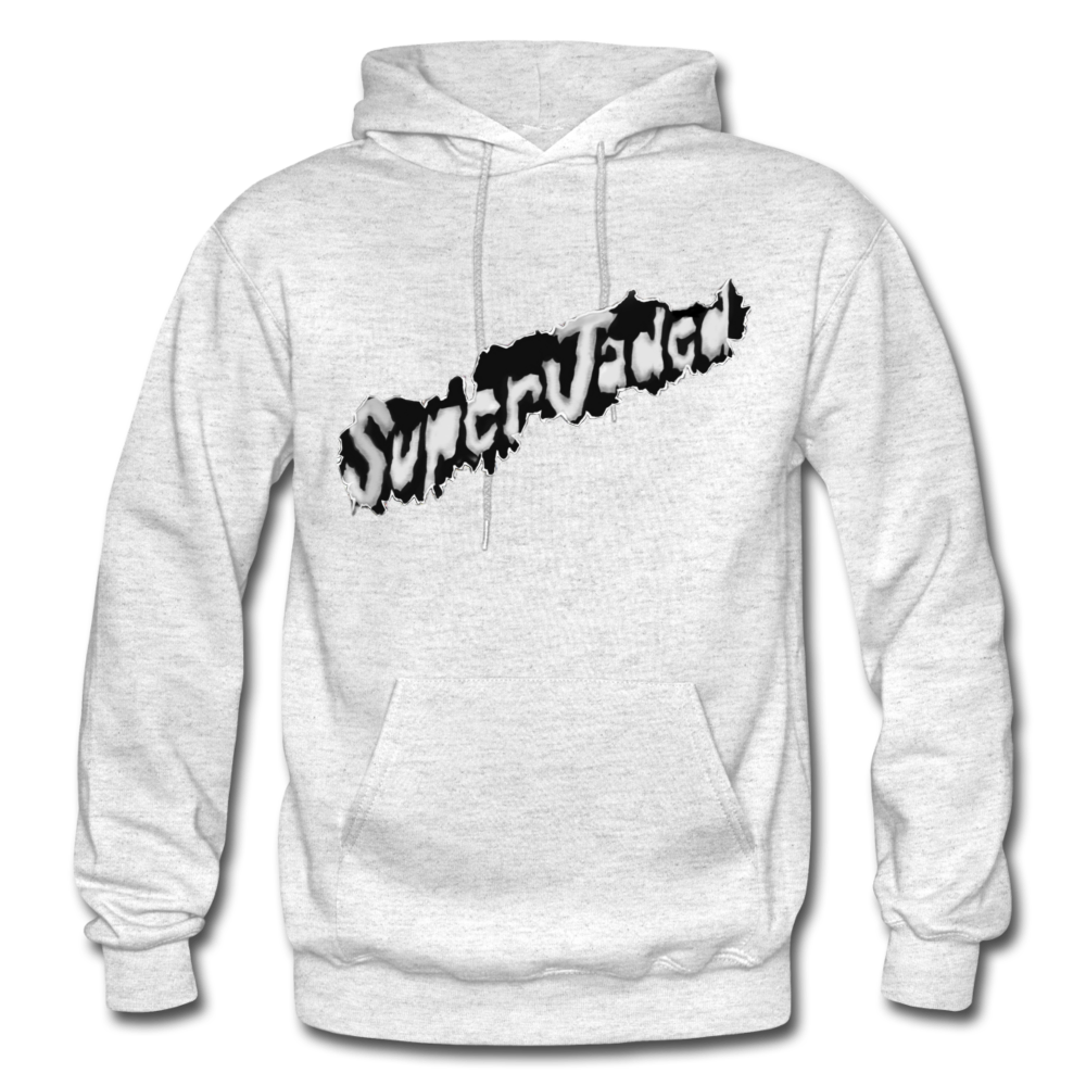 Unisex SuperJaded Refills Required Heavy Blend Hoodie - light heather gray