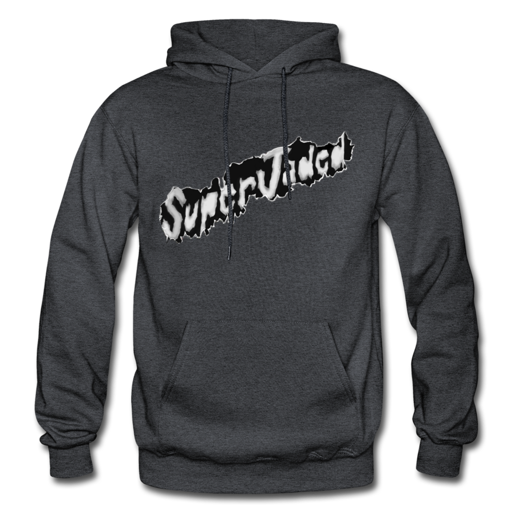 Unisex SuperJaded Refills Required Heavy Blend Hoodie - charcoal grey