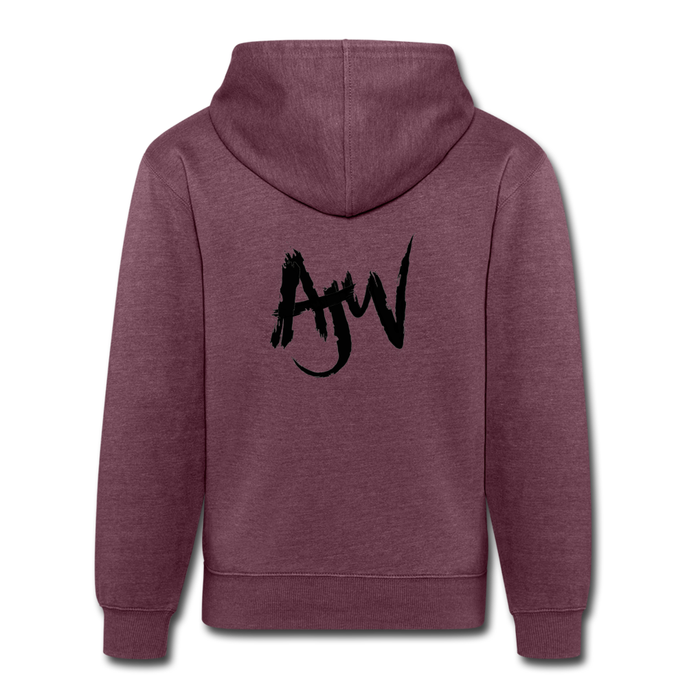 Unisex Organic Phoneline Hoodie - heather burgundy