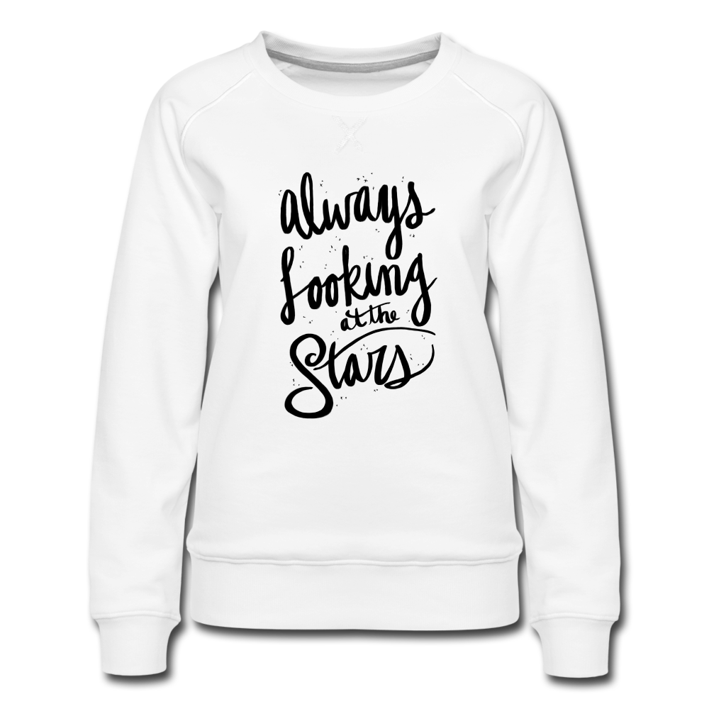 Women’s Premium Stars Sweatshirt - white