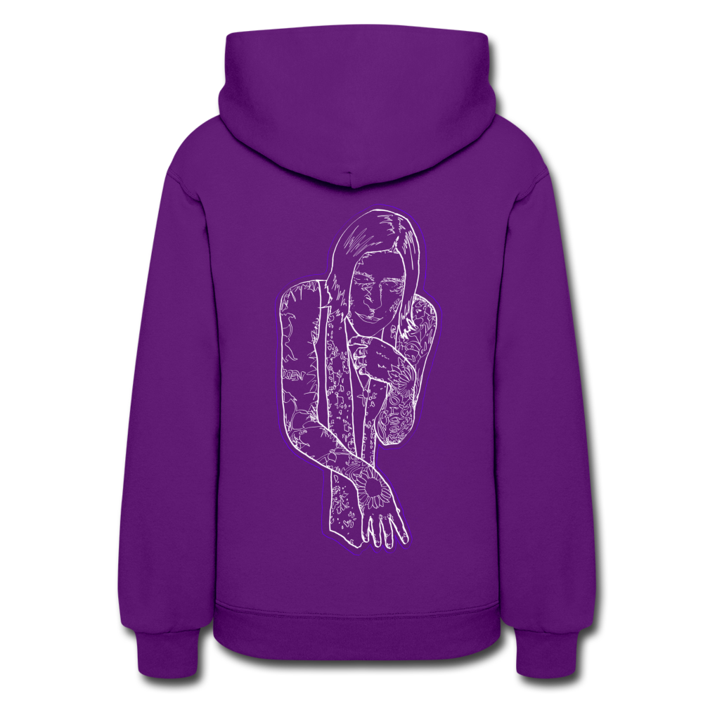 Women's AJW Hoodie - purple