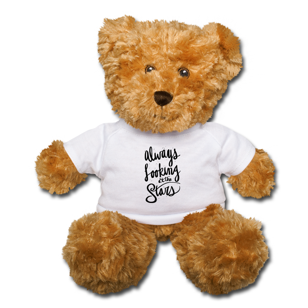 Stars Teddy Bear - white