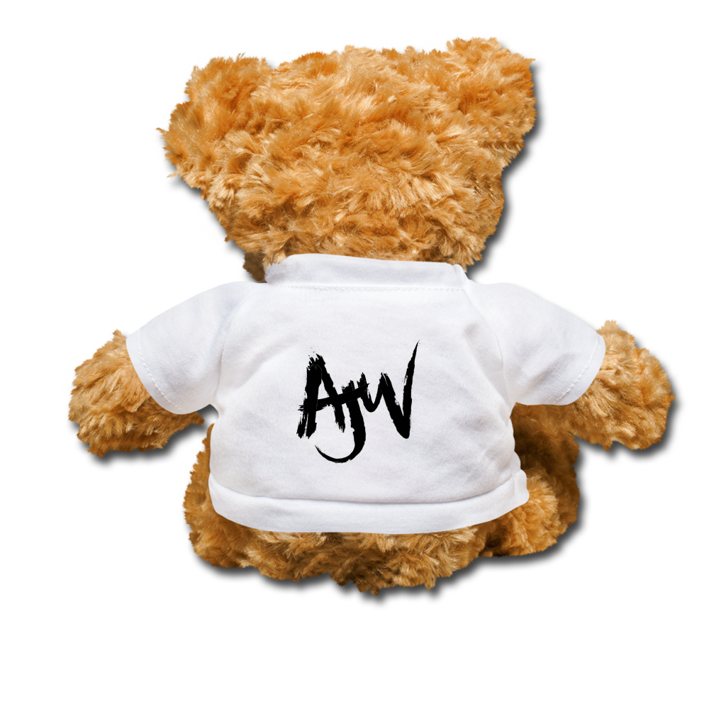 Stars Teddy Bear - white