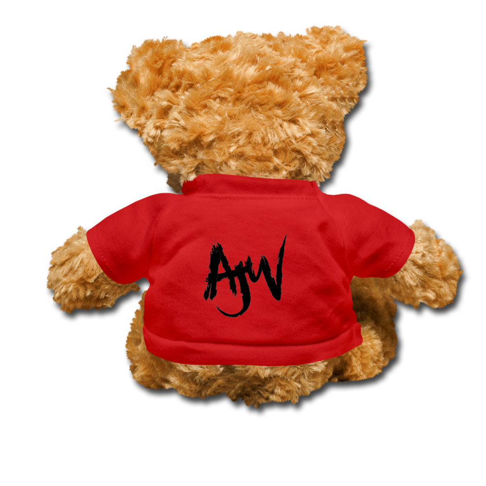 Stars Teddy Bear - red