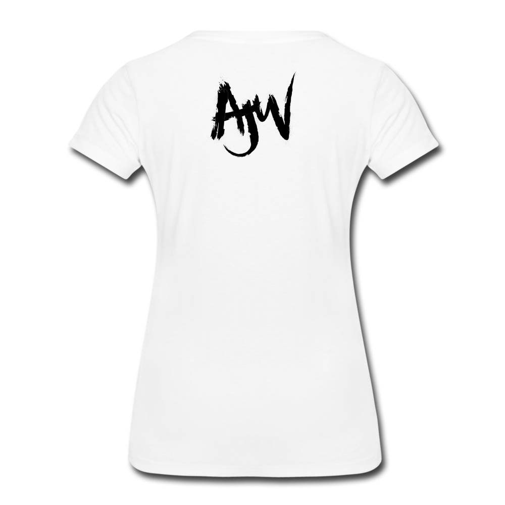 Women’s Premium Phoneline T-Shirt - white