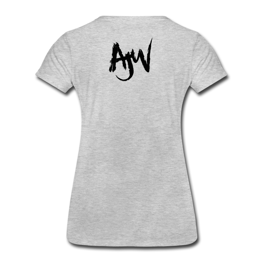 Women’s Premium Phoneline T-Shirt - heather gray