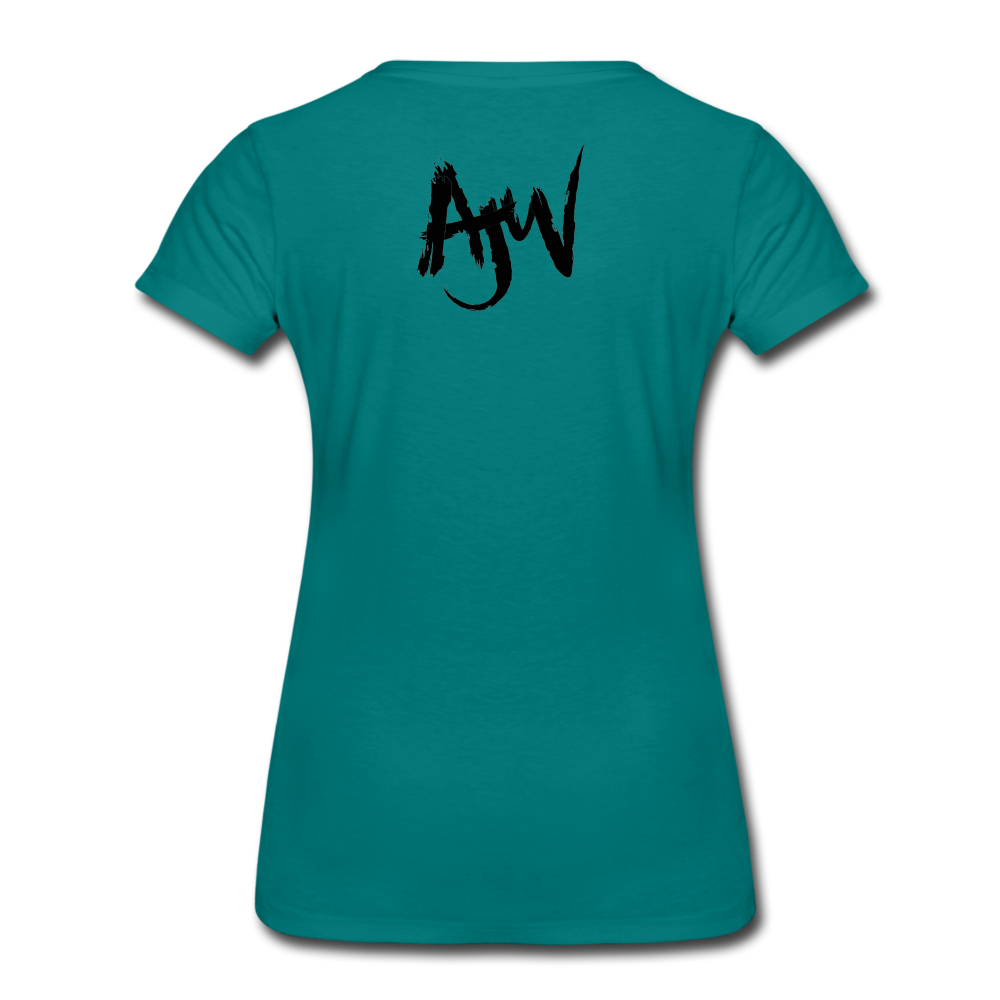 Women’s Premium Phoneline T-Shirt - teal