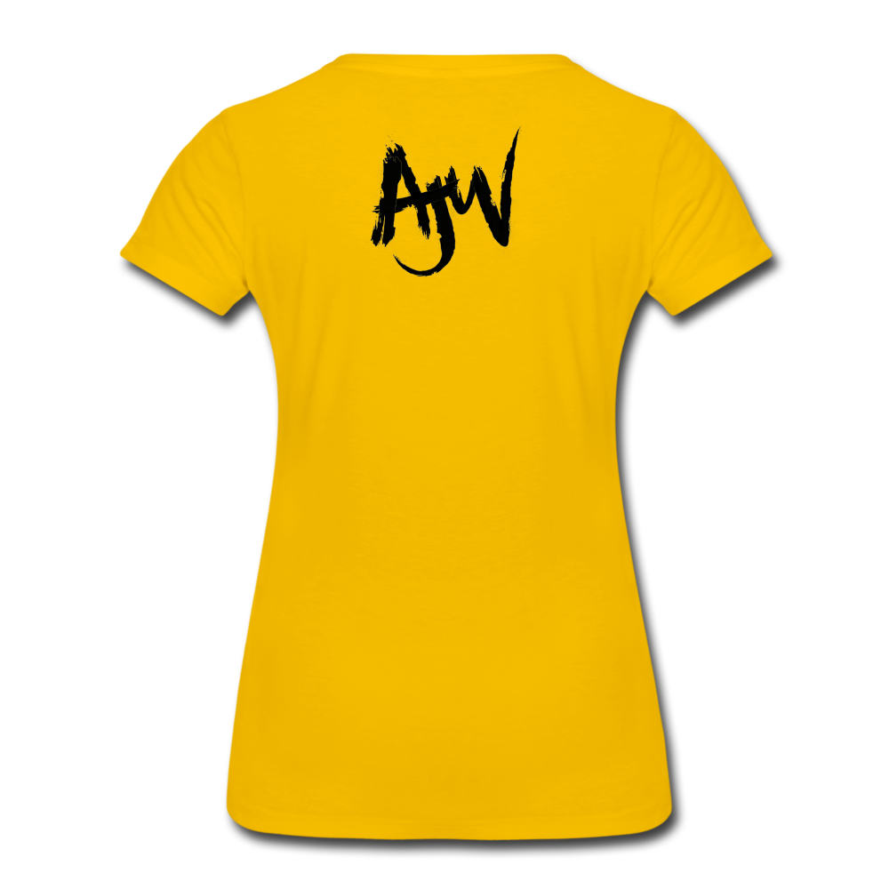 Women’s Premium Phoneline T-Shirt - sun yellow