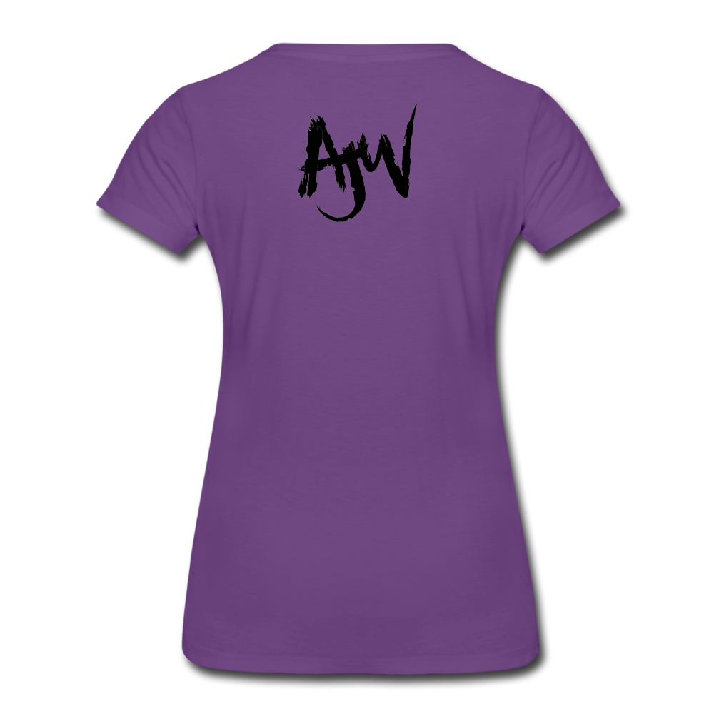 Women’s Premium Phoneline T-Shirt - purple