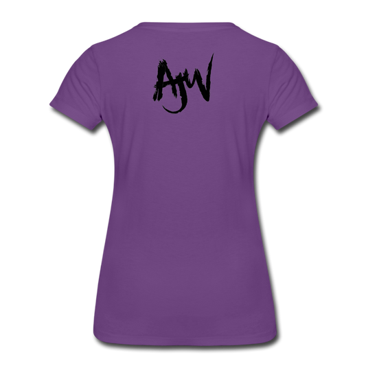 Women’s Premium Phoneline T-Shirt - purple