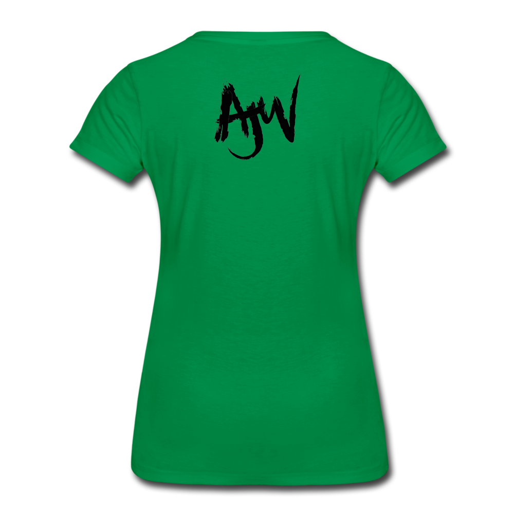 Women’s Premium Phoneline T-Shirt - kelly green